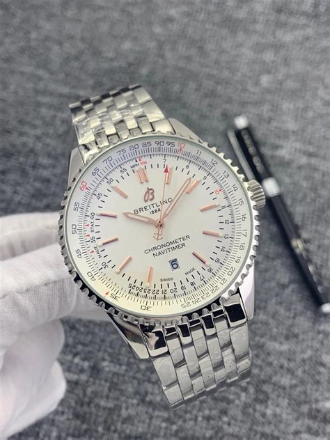 breitling navitimer white replica|Breitling Navitimer homage.